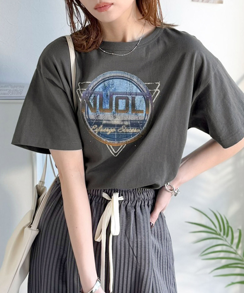《java ジャバコラボ》 tシャツ レディース 半袖 綿100％ トップス カットソー コンパクト ロゴT | classicalelf | 07