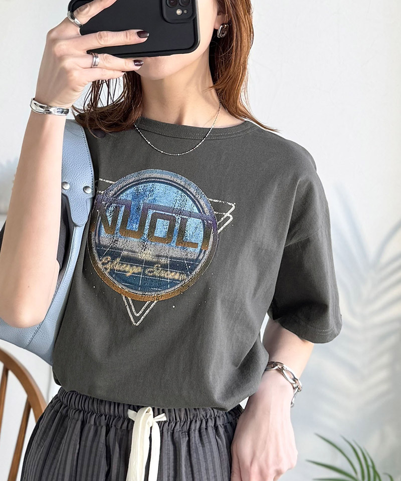 《java ジャバコラボ》 tシャツ レディース 半袖 綿100％ トップス カットソー コンパクト ロゴT | classicalelf | 08