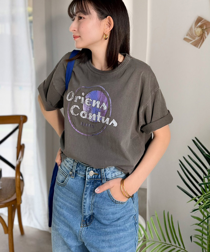 《java ジャバコラボ》 tシャツ レディース 半袖 綿100％ トップス カットソー コンパクト ロゴT | classicalelf | 12