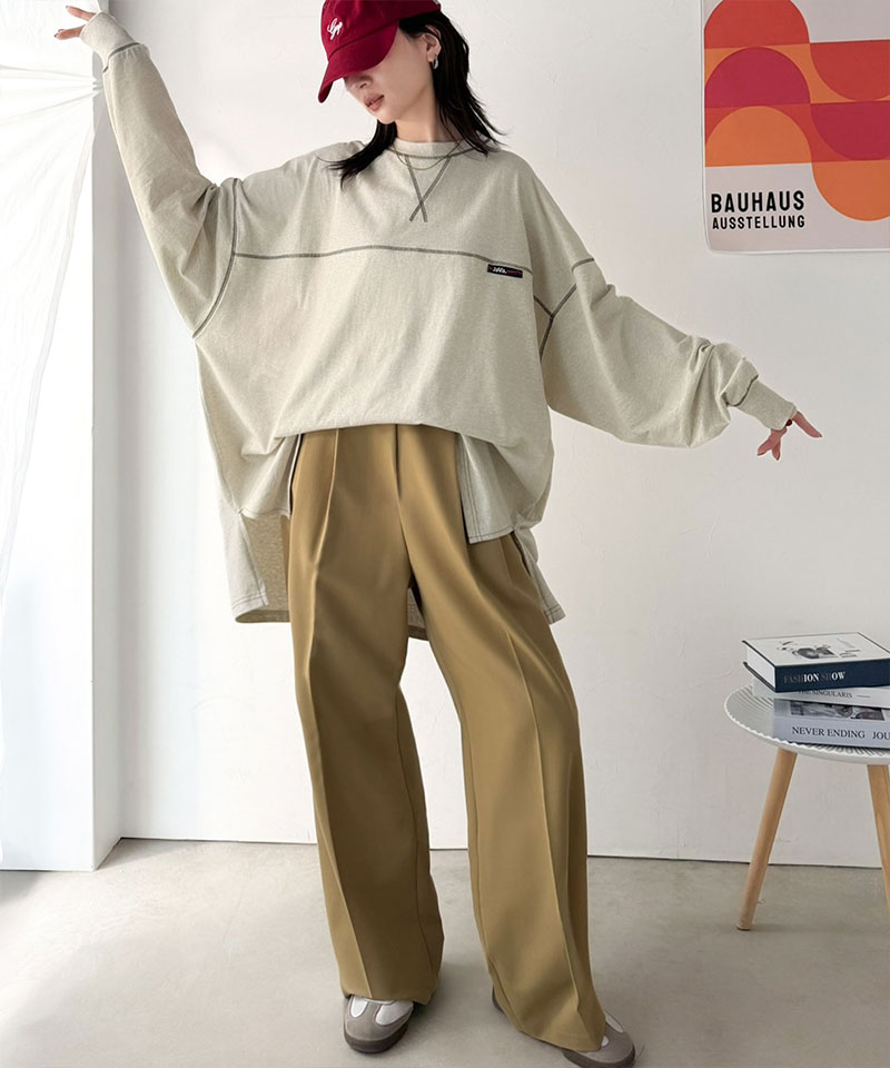 《JaVaジャバコラボ》綿100％配色ステッチビッグフットボールTシャツ JaVa クラシカルエルフ jv1050394 | classicalelf | 10