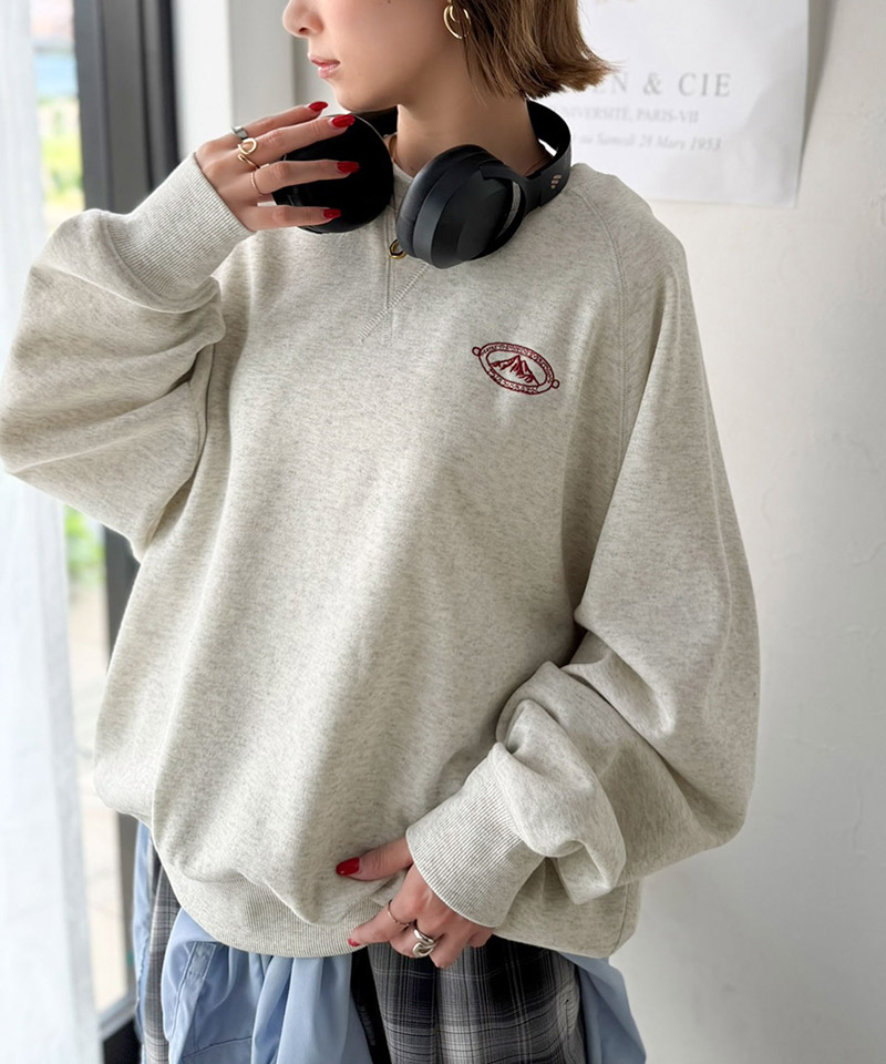 《JaVaジャバコラボ》裏起毛 バックプリント&ぷっくり厚盛刺繍スウェット JaVa クラシカルエルフ jv1050404 | classicalelf | 11