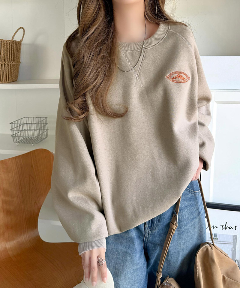 《JaVaジャバコラボ》裏起毛 バックプリント&ぷっくり厚盛刺繍スウェット JaVa クラシカルエルフ jv1050404 | classicalelf | 15
