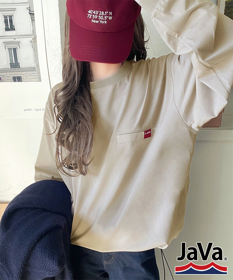 《JaVa ジャバコラボ》綿100％シルケット素材裾ドロストオーバーサイズTシャツ JaVa クラシカルエルフ jv1050408 | classicalelf