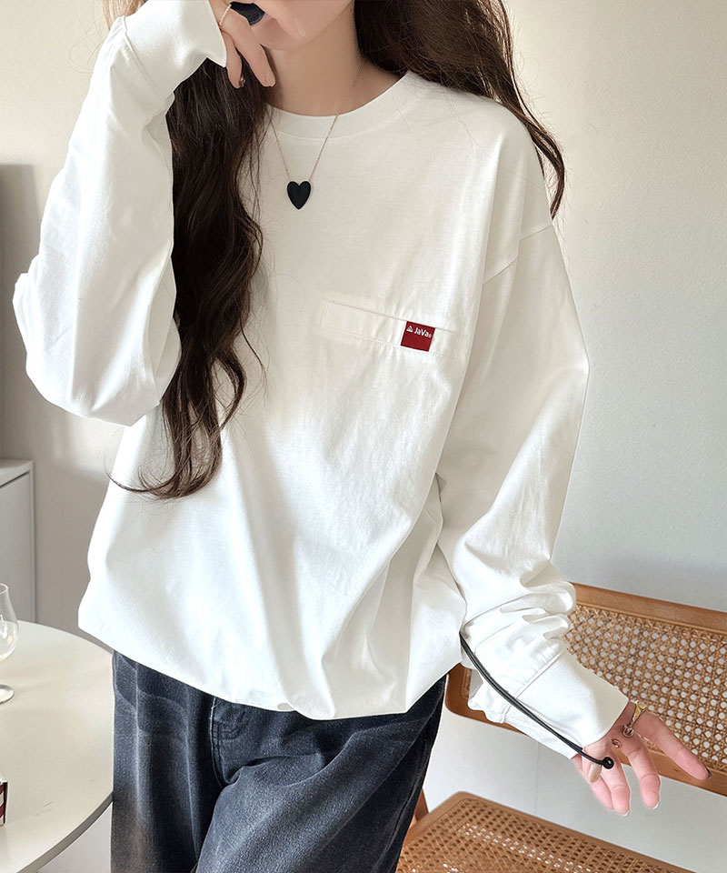 《JaVa ジャバコラボ》綿100％シルケット素材裾ドロストオーバーサイズTシャツ JaVa クラシカルエルフ jv1050408 | classicalelf | 05