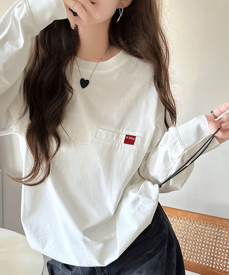 《JaVa ジャバコラボ》綿100％シルケット素材裾ドロストオーバーサイズTシャツ JaVa クラシカルエルフ jv1050408 | classicalelf | 06