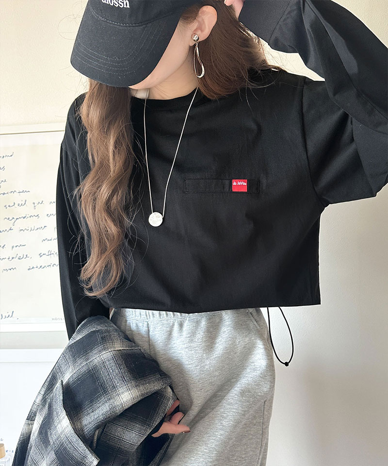 《JaVa ジャバコラボ》綿100％シルケット素材裾ドロストオーバーサイズTシャツ JaVa クラシカルエルフ jv1050408 | classicalelf | 10