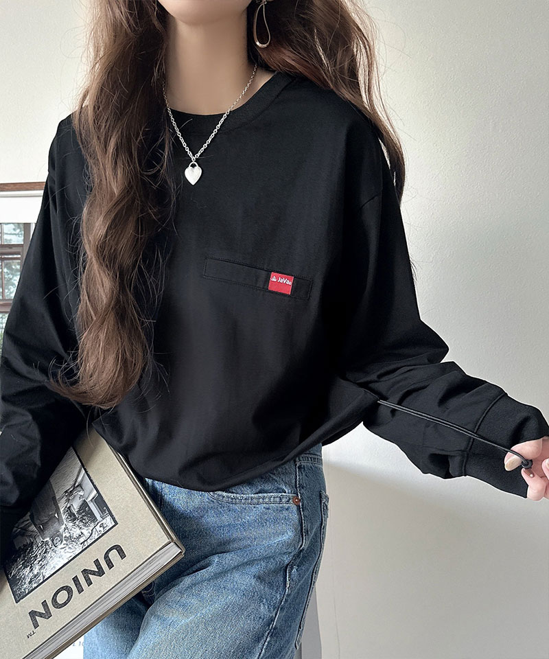 《JaVa ジャバコラボ》綿100％シルケット素材裾ドロストオーバーサイズTシャツ JaVa クラシカルエルフ jv1050408 | classicalelf | 12