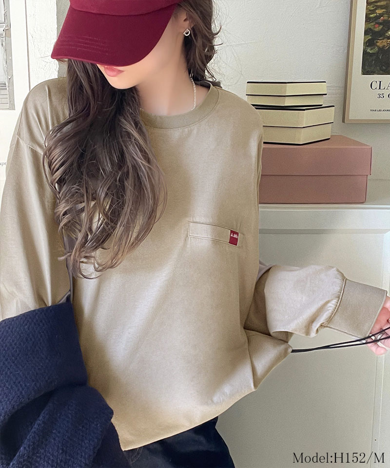 《JaVa ジャバコラボ》綿100％シルケット素材裾ドロストオーバーサイズTシャツ JaVa クラシカルエルフ jv1050408 | classicalelf | 13