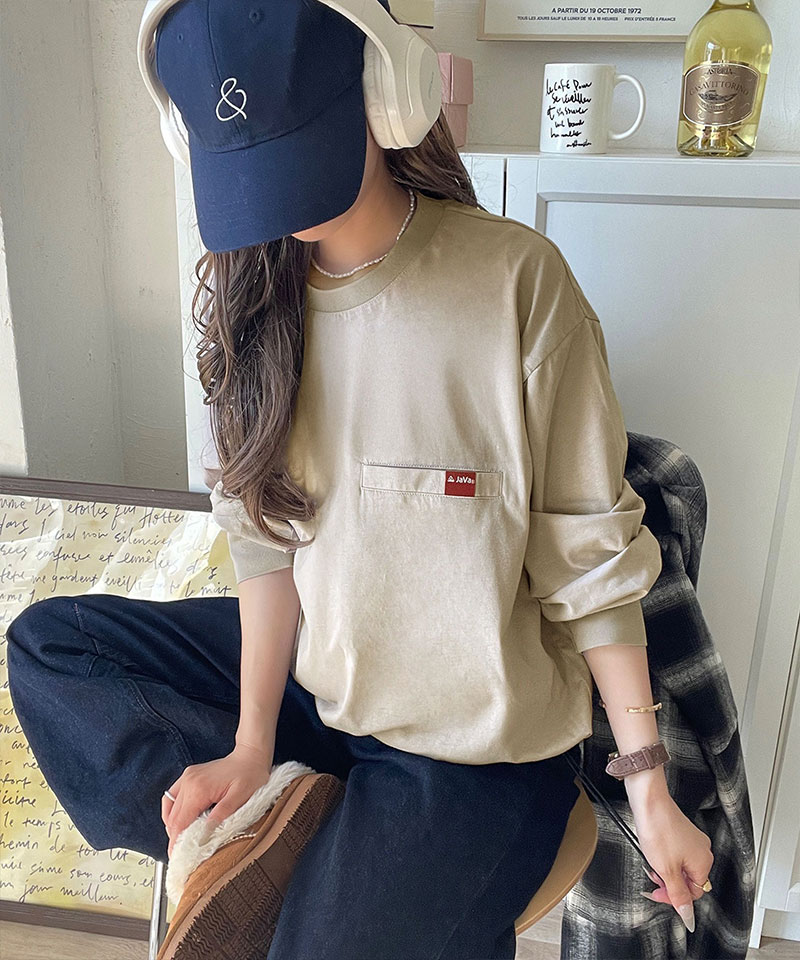 《JaVa ジャバコラボ》綿100％シルケット素材裾ドロストオーバーサイズTシャツ JaVa クラシカルエルフ jv1050408 | classicalelf | 15