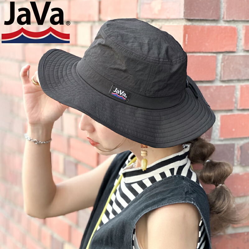 《java ジャバコラボ》 送料無料 帽子 ハット レディース ネック コード ストラップ付き アウトドアハット 男女兼用 ユニセックス メンズ｜classical