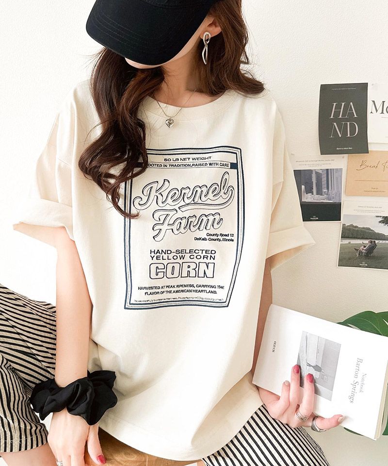 《JaVa ジャバコラボ》 【 接触冷感 機能付】 Tシャツ レディース 半袖 カットソー 前後2way ロゴ | classicalelf | 06