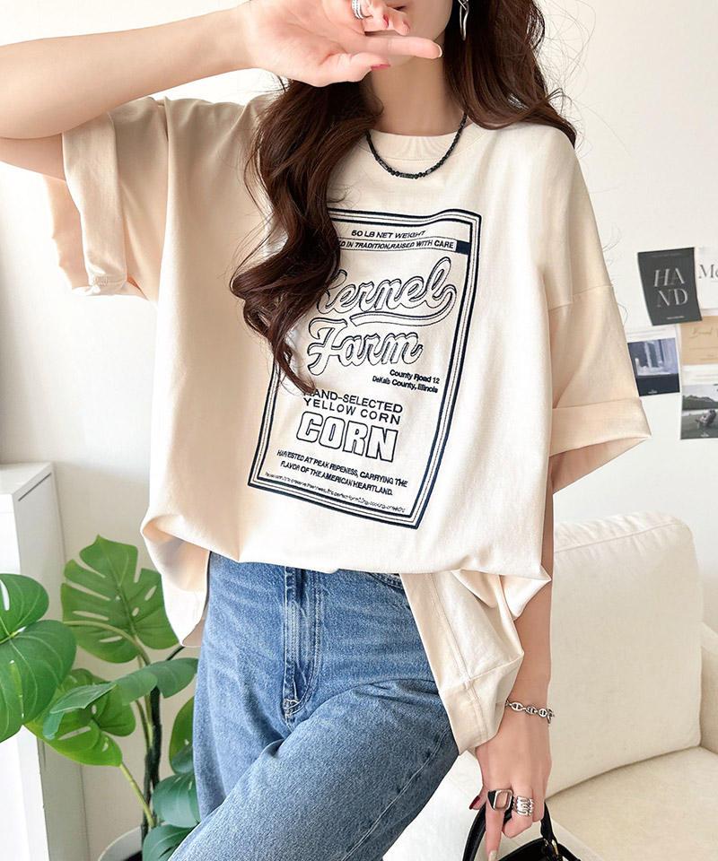 《JaVa ジャバコラボ》 【 接触冷感 機能付】 Tシャツ レディース 半袖 カットソー 前後2way ロゴ | classicalelf | 07