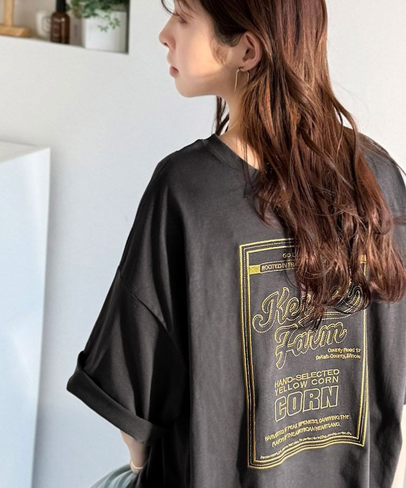 《JaVa ジャバコラボ》 【 接触冷感 機能付】 Tシャツ レディース 半袖 カットソー 前後2way ロゴ | classicalelf | 10