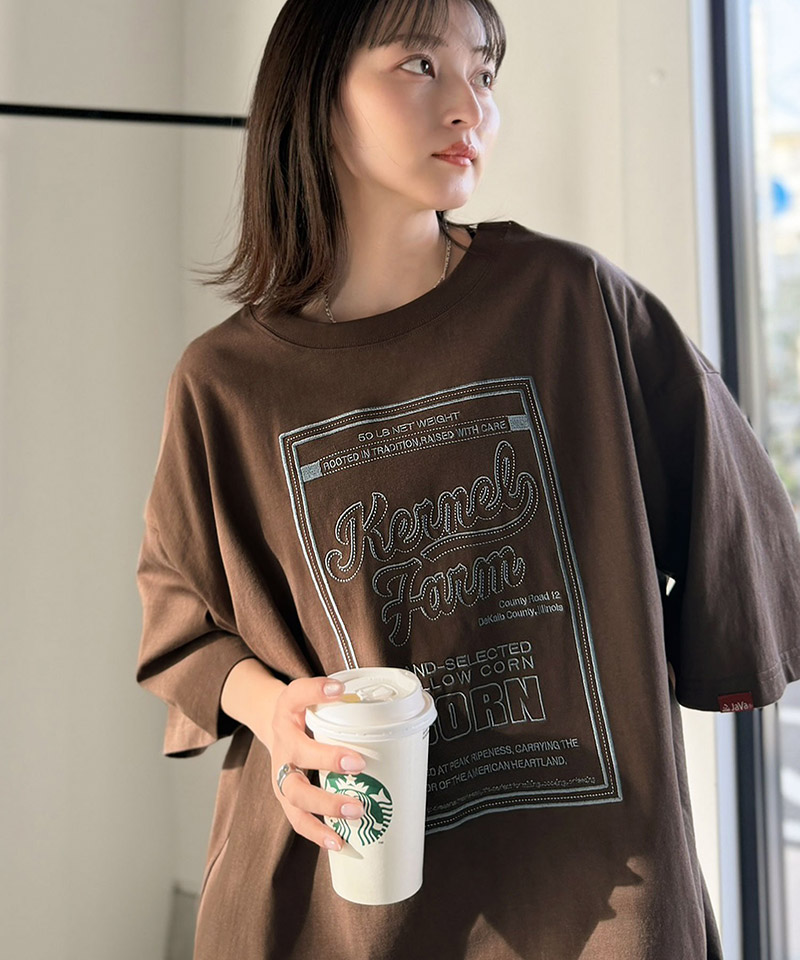 《JaVa ジャバコラボ》 【 接触冷感 機能付】 Tシャツ レディース 半袖 カットソー 前後2way ロゴ | classicalelf | 13