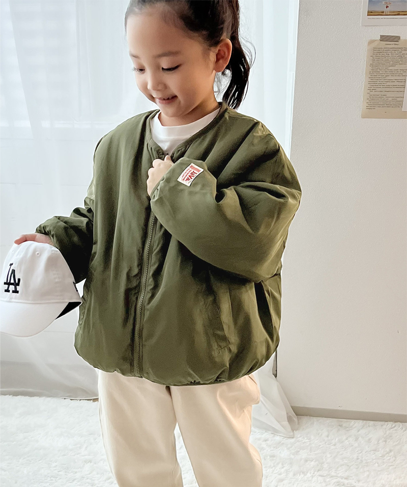 《javaジャバ コラボ》キッズ トップス アウター ブルゾン 子供服 男の子 女の子 親子コーデ お揃い 2WAY リバーシブル ボア フリース | classicalelf | 07