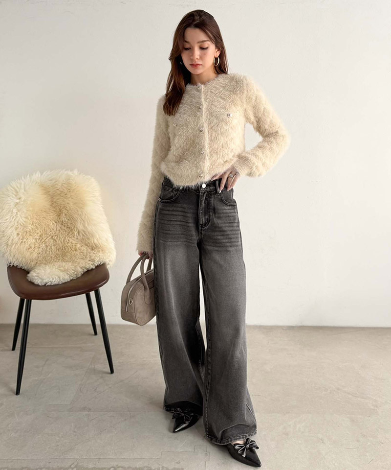 【mily bilet】バッグリボンポケットワイドデニムパンツ  mily bilet クラシカルエルフ mi0909033 | classicalelf | 05