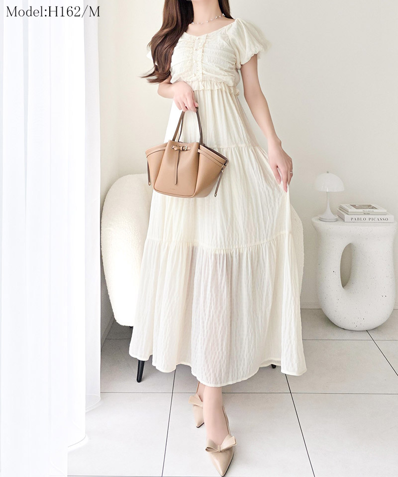 【mily bilet】オフショル2wayギャザードッキングロングワンピース mily bilet クラシカルエルフ mi1019138 | classicalelf | 03
