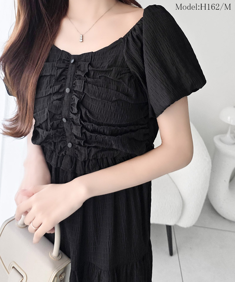 【mily bilet】オフショル2wayギャザードッキングロングワンピース mily bilet クラシカルエルフ mi1019138 | classicalelf | 08