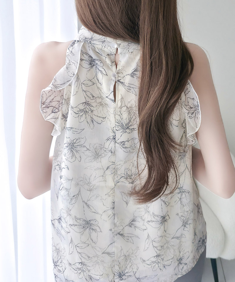 【mily bilet】洗練された大人フェミニン。アメスリ リボン付きフリルブラウス  mily bilet クラシカルエルフ mi1019157 | classicalelf | 10