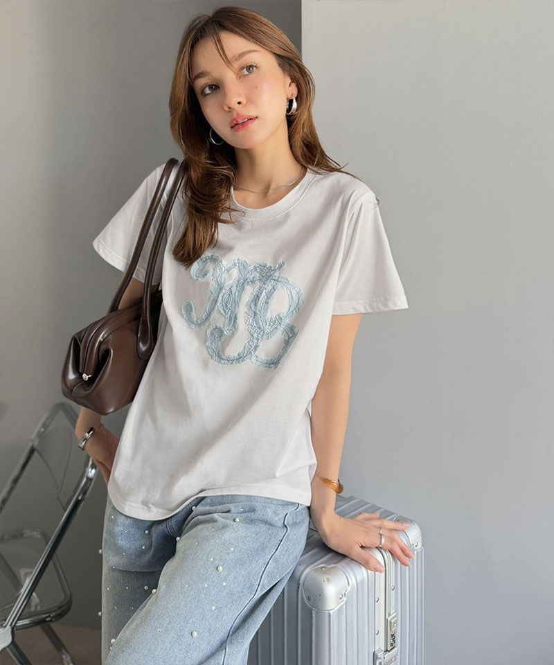 【mily bilet】レースワッペン半袖Tシャツ mily bilet クラシカルエルフ mi1029185 | classicalelf | 07