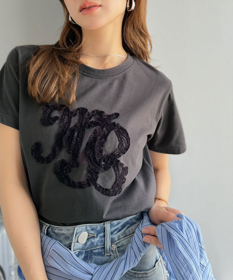 【mily bilet】レースワッペン半袖Tシャツ mily bilet クラシカルエルフ mi1029185 | classicalelf | 14