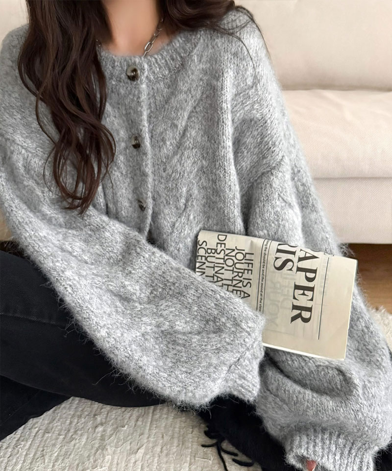 【mily bilet】気分で着回し自在。前後2way編地切り替えカーディガン mily bilet クラシカルエルフ mi1029187 | classicalelf | 10