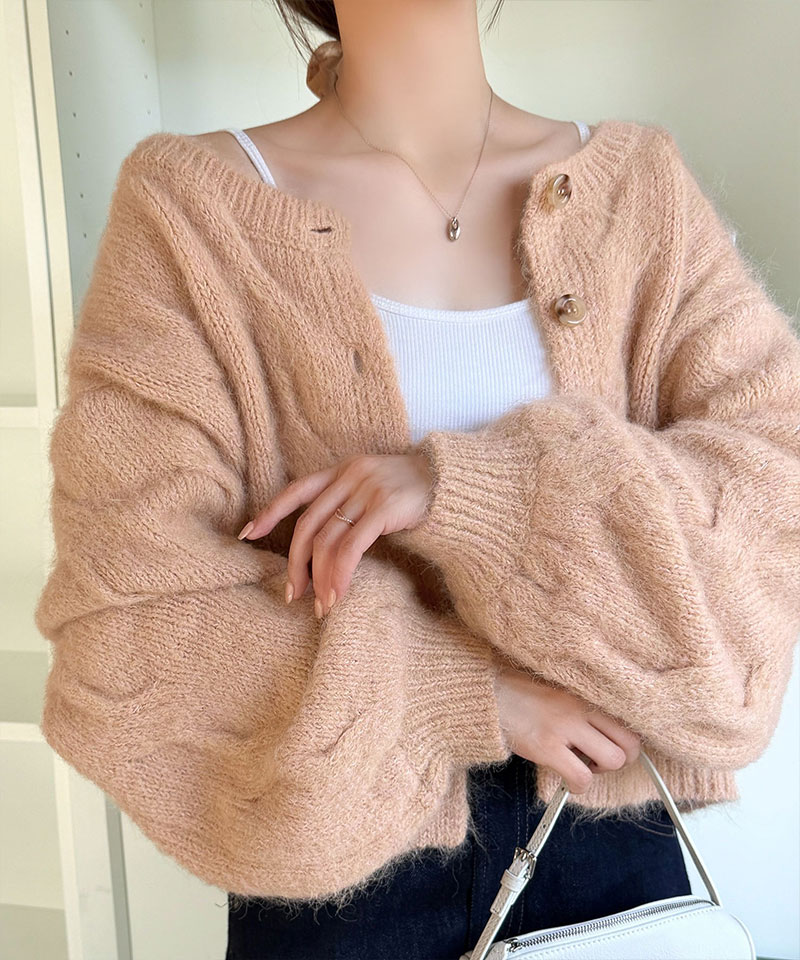【mily bilet】気分で着回し自在。前後2way編地切り替えカーディガン mily bilet クラシカルエルフ mi1029187 | classicalelf | 15