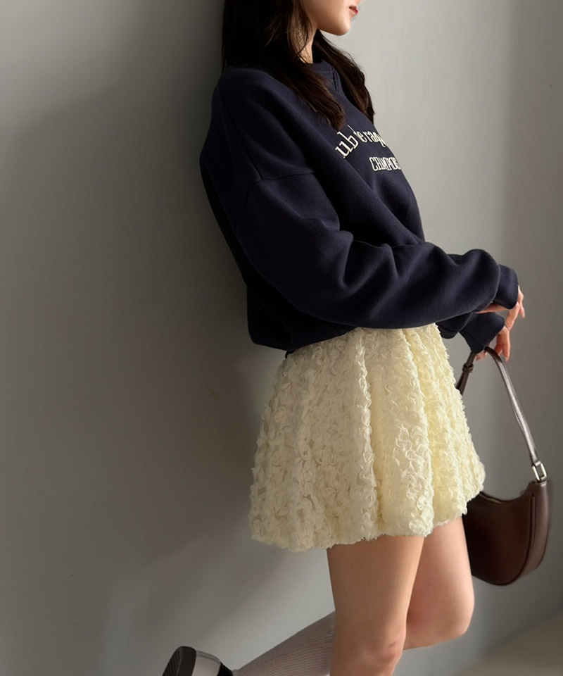 【mily bilet】フラワーチュールバルーンミニスカート mily bilet クラシカルエルフ mi1029203 | classicalelf | 04