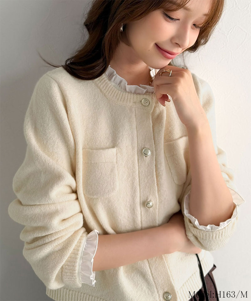 【mily bilet】2Wayフェイクレイヤードカーディガン mily bilet クラシカルエルフ mi1359065 | classicalelf | 03