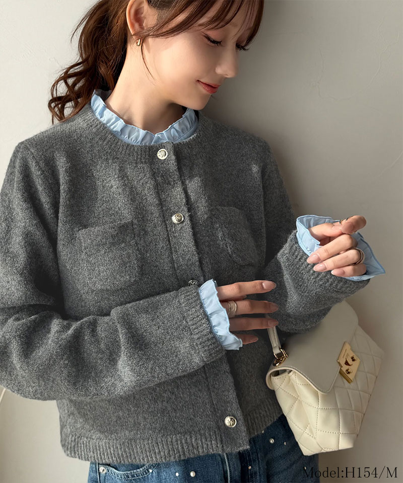 【mily bilet】2Wayフェイクレイヤードカーディガン mily bilet クラシカルエルフ mi1359065 | classicalelf | 08