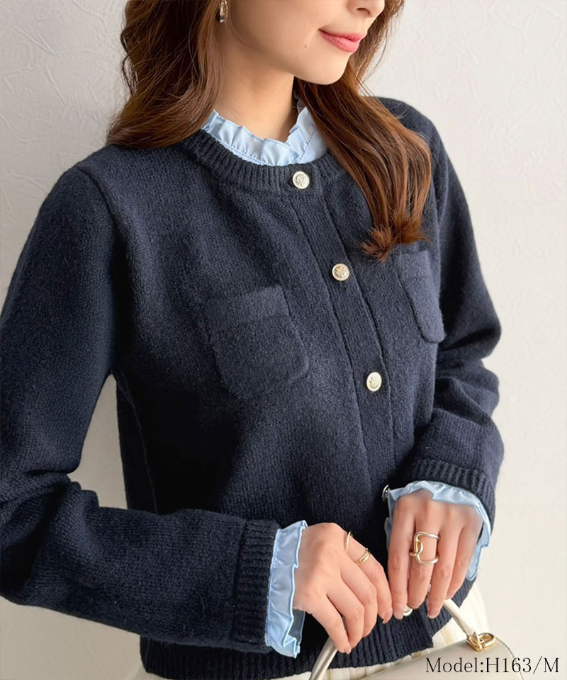 【mily bilet】2Wayフェイクレイヤードカーディガン mily bilet クラシカルエルフ mi1359065 | classicalelf | 13