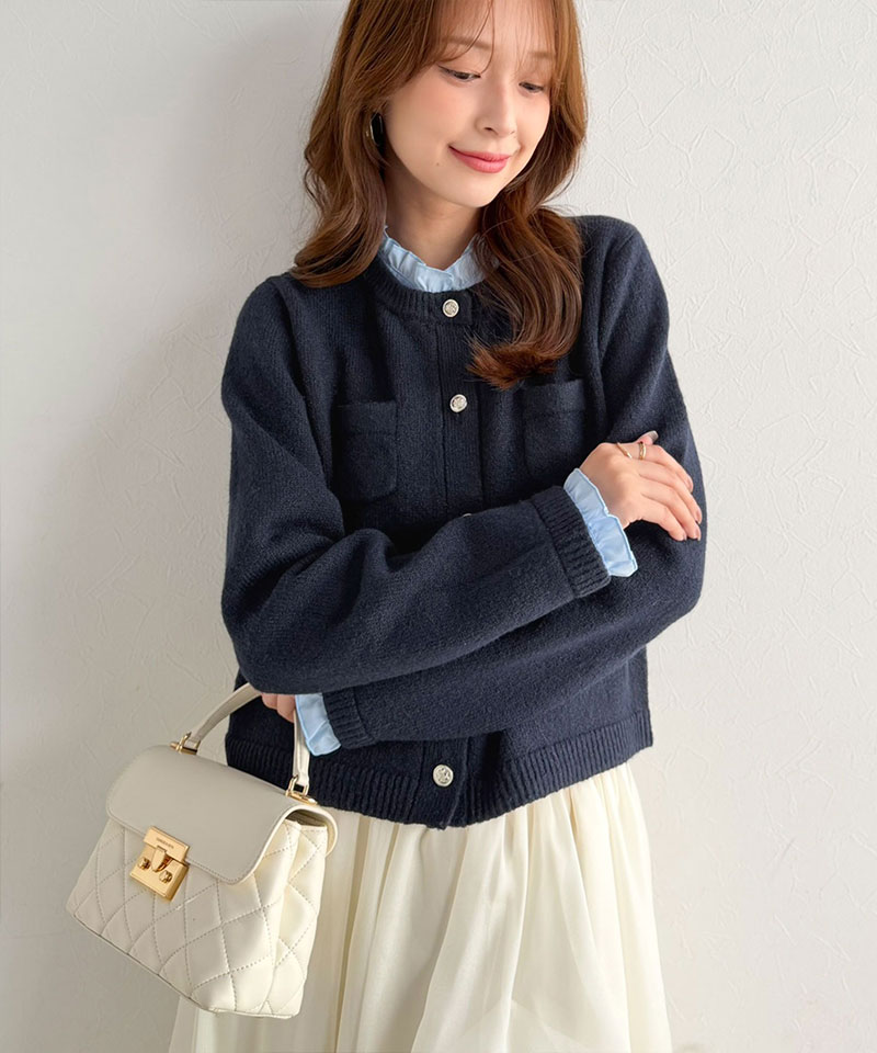 【mily bilet】2Wayフェイクレイヤードカーディガン mily bilet クラシカルエルフ mi1359065 | classicalelf | 14