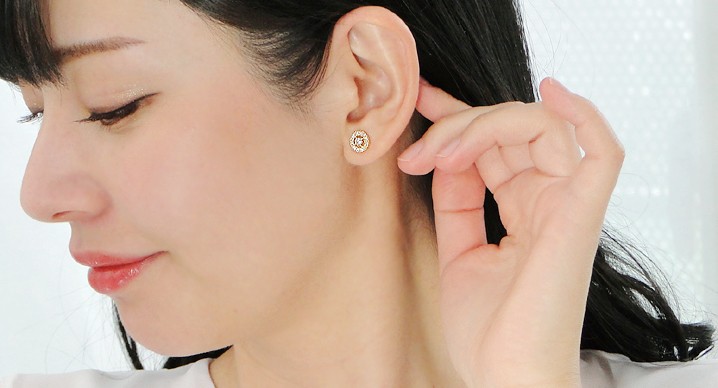 Classic CHESS（クラシックチェス） K18YG 0.40ct ダイヤモンド ピアス