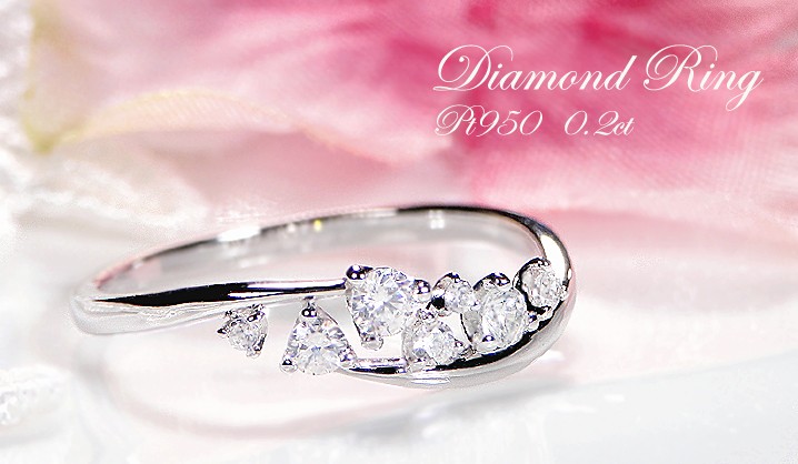 Classic CHESS（クラシックチェス） pt950 ダイヤモンド ウエーブ