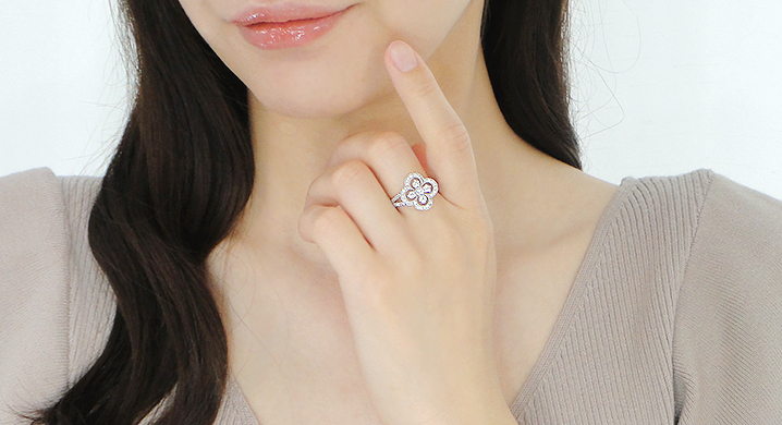 Chopard ハッピーダイヤモンド　K18WG リング ハート　約7号 Chopard 1点限定 ショパール ハッピーダイヤモンド リング K18WG