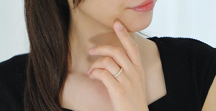 Classic CHESS（クラシックチェス） K18YG ダイヤモンド ハーフ