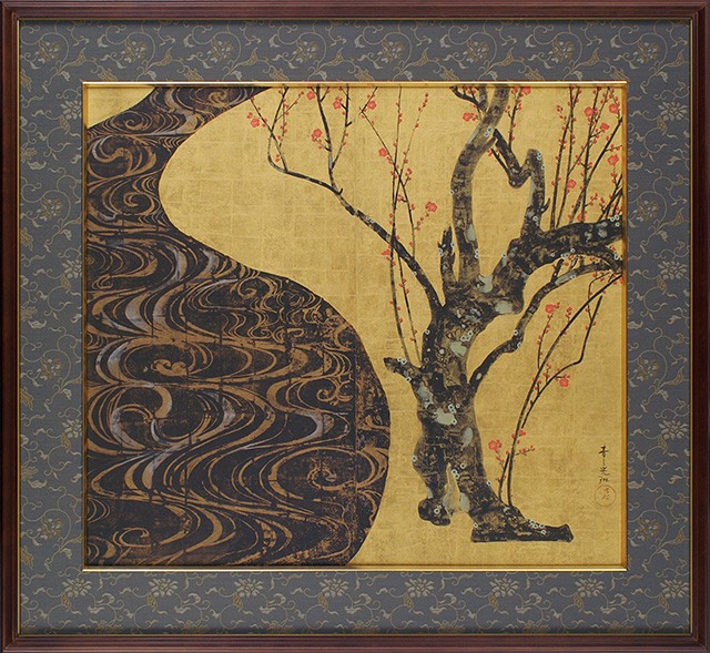 『紅白梅図・右隻』 国宝