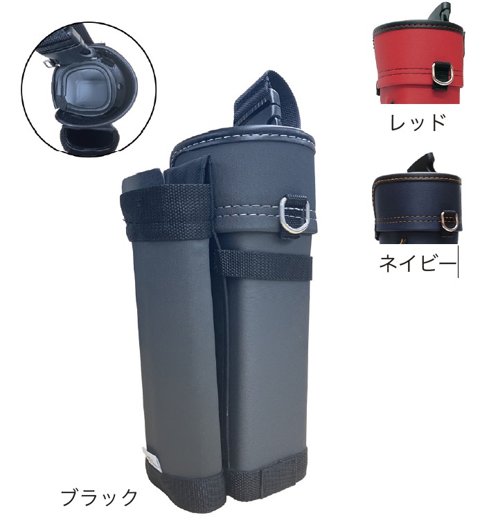ハッスルズ HUSTLES Dバケット3 セパレート幅広バックル 1.7L サイド