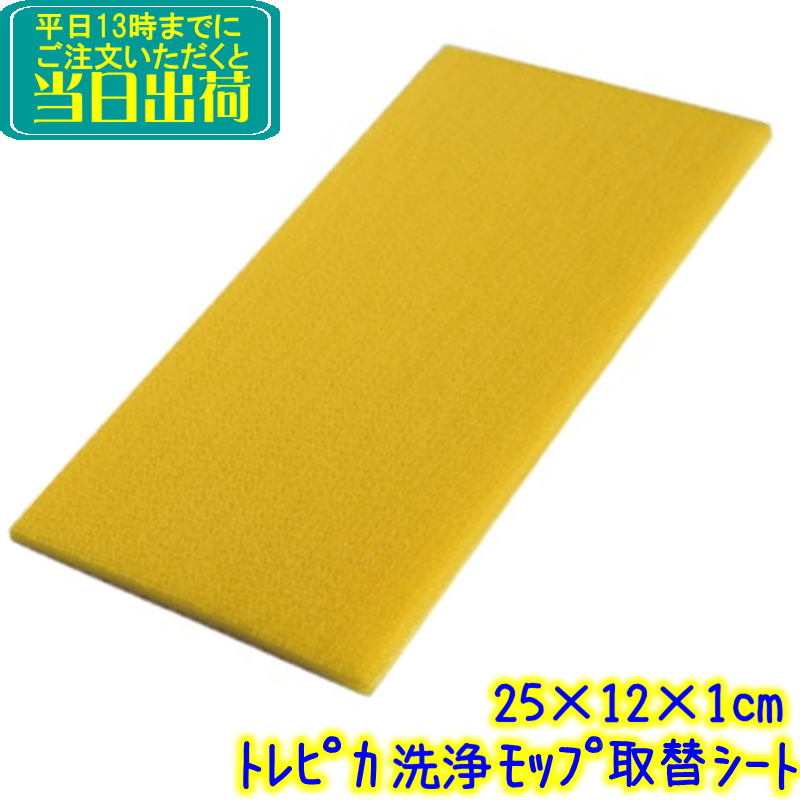 アイセン（aisen） トレピカ洗浄モップ 取替シート（1枚） 業務用