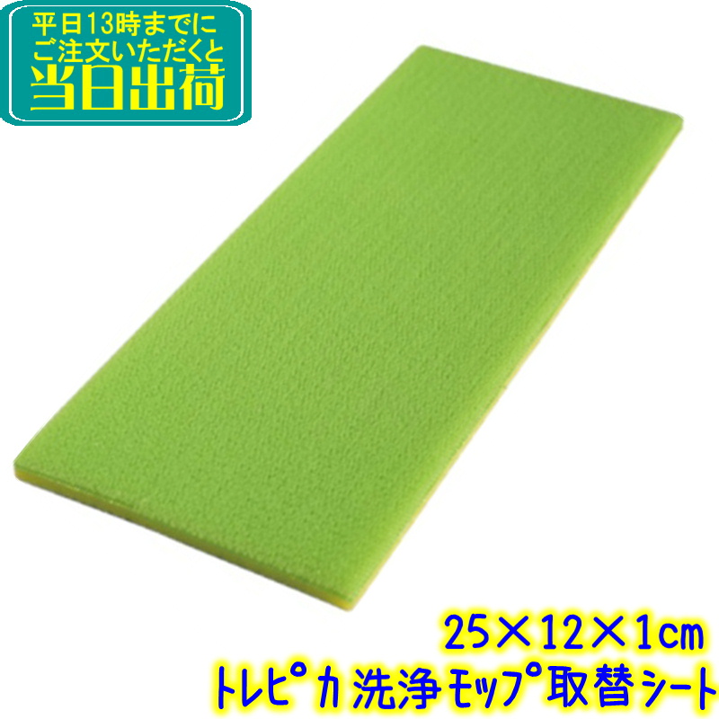 アイセン（aisen） トレピカ洗浄モップ 取替シート（1枚） 業務用