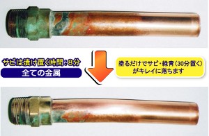 スペースショット　サビ落し・トイレクリーナーの効果