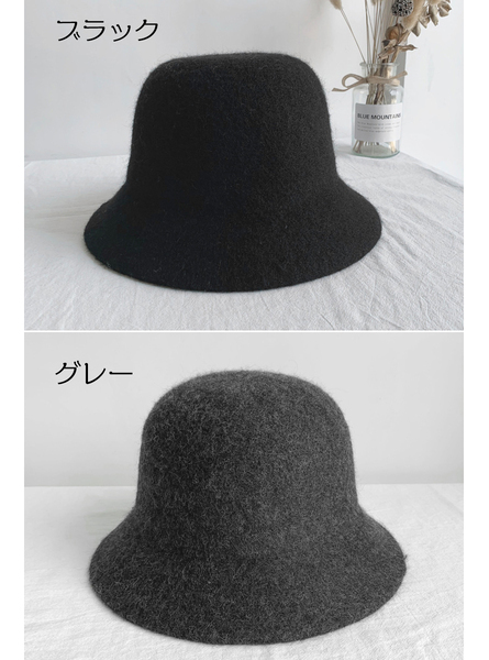 フェルトバケットハット