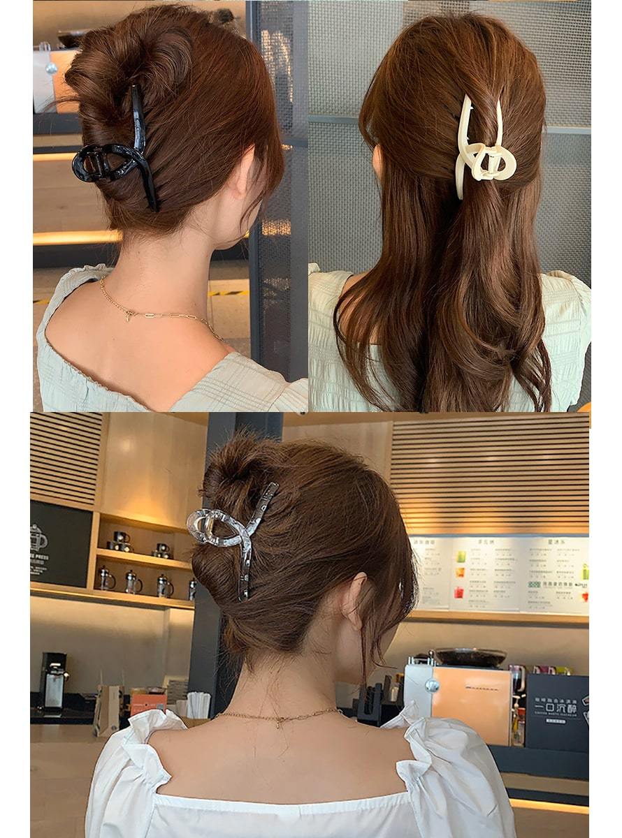 ヘアクリップ 韓国風 バンスクリップ シンプル レディース かわいい 大人っぽい ヘアアクセサリー 髪留め  :AP-46:OPP袋のclearpack.jp - 通販 - Yahoo!ショッピング