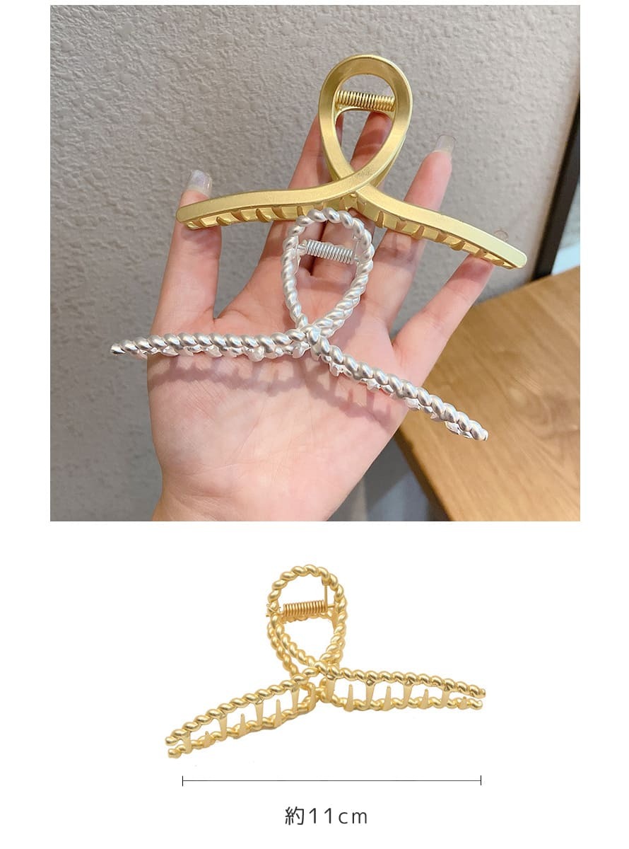 メタルヘアクリップバンスクリップ