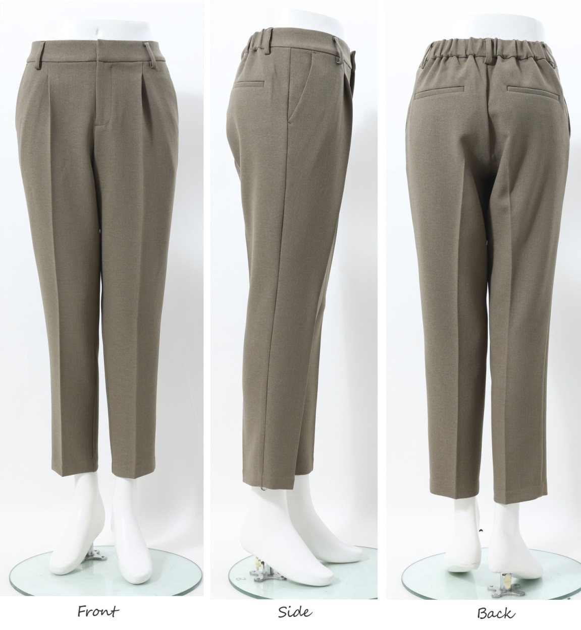 アンクルパンツ レディース テーパードパンツ きれいめ