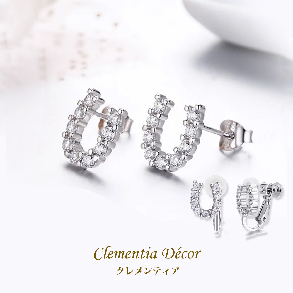 馬蹄 ピアス 18金 仕上 アレルギー対応 レディース 50 40代 イヤリング 母の日 ギフト プレゼント 女性 ケリー ホースシュー