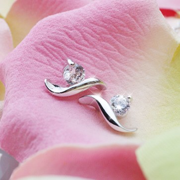 プリンセス リーフCZピアス