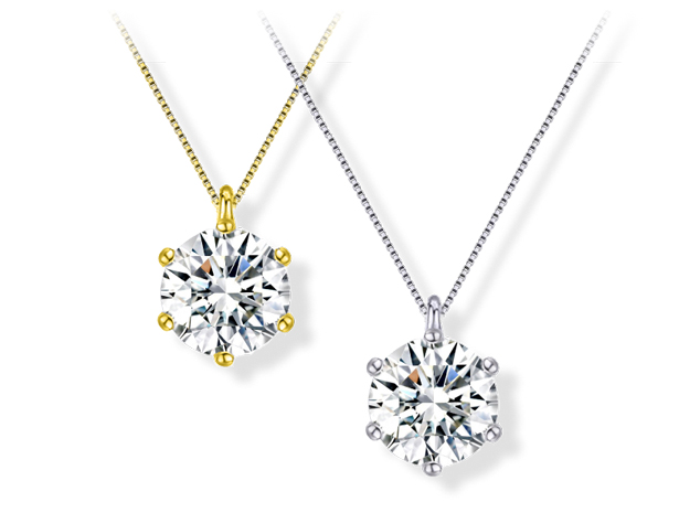 ネックレス レディース 40 50 60代 18k ゴールド プラチナ 仕上 普段使い シンプル プレゼント 女性 スワロフスキー エマ