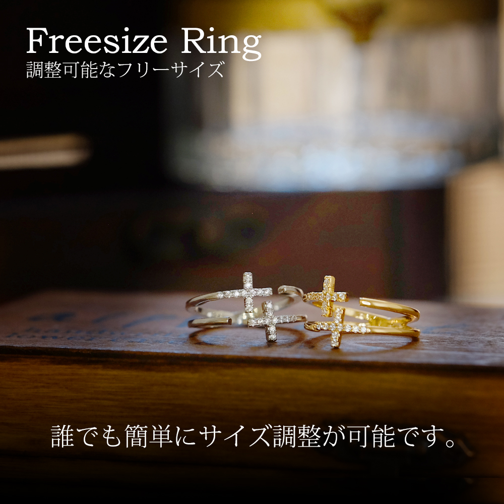 Clementia（クレメンティア） リング 指輪 クロス ストーン レディース