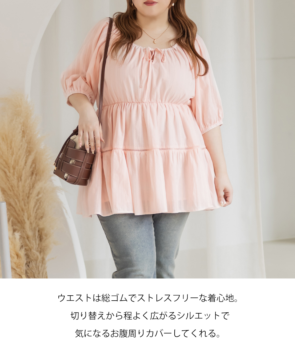 新品‼️CLETTEオリジナル★ストライプトビー2WAYチュニックブラウス CLETTEオリジナル☆ストライプトビー2WAYチュニックブラウス